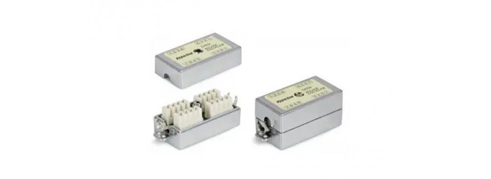 Hyperline CA-IDC-C5e-SH-F-WH: экранированный проходной адаптер