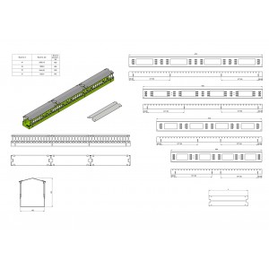 Hyperline CMF-OR-42U-150x106-C-RAL9005 Вертикальный кабельный организатор 42U для стоек ORK2A, ORL1, ширина 150мм, объединение в ряды, высота пальцев 106мм с крышками, черный Hyperline CMF-OR-42U-150x106-C-RAL9005 Вертикальный кабельный организатор 42U для стоек ORK2A, ORL1, ширина 150мм, объединение в ряды, высота пальцев 106мм с крышками, черный