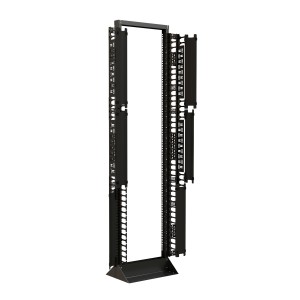 Hyperline CMF-OTR-42U-89x106-C-RAL9005 Вертикальный кабельный организатор 42U для шкафов TTR, TTB, стоек ORK2A, ORL1, ширина 89мм, высота пальцев 106мм с крышками и кронштейнами, черный Hyperline CMF-OTR-42U-89x106-C-RAL9005 Вертикальный кабельный организатор 42U для шкафов TTR, TTB, стоек ORK2A, ORL1, ширина 89мм, высота пальцев 106мм с крышками и кронштейнами, черный
