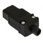 Hyperline CON-IEC320C19 Разъем IEC 60320 C19 220В 16A на кабель, контакты на винтах (плоские контакты внутри разъема), прямой Hyperline CON-IEC320C19 Разъем IEC 60320 C19 220В 16A на кабель, контакты на винтах (плоские контакты внутри разъема), прямой