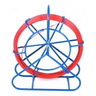 Hyperline CPS-GP6.0-МС-20M Устройство для протяжки кабеля мини УЗК в металлической кассете с держателем на ножке, 20 м (диаметр стеклопрутка 6 мм)