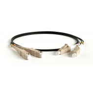 Hyperline FC-D2-50-LC/PR-SC/PR-H-20M-LSZH-BK Патч-корд волоконно-оптический (шнур) MM 50/125, LC-SC, 2.0 мм, duplex, LSZH, 20 м, черный