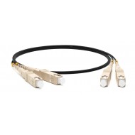 Hyperline FC-D2-50-SC/PR-SC/PR-H-30M-LSZH-BK Патч-корд волоконно-оптический (шнур) MM 50/125, SC-SC, 2.0 мм, duplex, LSZH, 30 м, черный