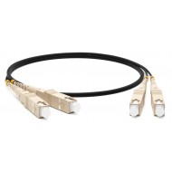 Hyperline FC-D2-50-SC/PR-SC/PR-H-50M-LSZH-BK Патч-корд волоконно-оптический (шнур) MM 50/125, SC-SC, 2.0 мм, duplex, LSZH, 50 м, черный