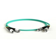 Hyperline FC-D2-503-FC/PR-FC/PR-H-2M-LSZH-AQ Патч-корд волоконно-оптический (шнур) MM 50/125(OM3), FC-FC, duplex, LSZH, 2 м