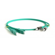 Hyperline FC-D2-503-SC/PR-ST/PR-H-30M-LSZH-AQ Патч-корд волоконно-оптический (шнур) MM 50/125(OM3), SC-ST, 2.0 мм, duplex, LSZH, 30 м