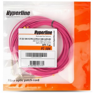Hyperline FC-D2-504-FC/PR-LC/PR-H-10M-LSZH-MG Патч-корд волоконно-оптический (шнур) MM 50/125(OM4), FC-LC, duplex, LSZH, 10 м Hyperline FC-D2-504-FC/PR-LC/PR-H-10M-LSZH-MG Патч-корд волоконно-оптический (шнур) MM 50/125(OM4), FC-LC, duplex, LSZH, 10 м