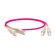 Hyperline FC-D2-504-SC/PR-SC/PR-H-5M-LSZH-MG Патч-корд волоконно-оптический (шнур) MM 50/125(OM4), SC-SC, 2.0 мм, duplex, 10G/40G, LSZH, 5 м