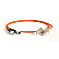 Hyperline FC-D2-62-FC/PR-LC/PR-H-1.5M-LSZH-OR Патч-корд волоконно-оптический (шнур) MM 62.5/125, FC-LC, 2.0 мм, duplex, LSZH, 1.5 м