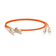 Hyperline FC-D2-62-LC/PR-LC/PR-H-20M-LSZH-OR Патч-корд волоконно-оптический (шнур) MM 62.5/125, LC-LC, 2.0 мм, duplex, LSZH, 20 м