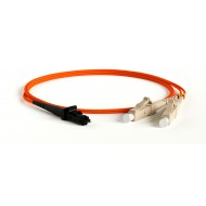 Hyperline FC-D2-62-LC/PR-MTRJM/PR-H-1M-LSZH-OR Патч-корд волоконно-оптический (шнур) MM 62.5/125, MTRJ(папа)-LC, 2.0 мм, duplex, LSZH, 1 м