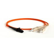 Hyperline FC-D2-62-MTRJM/PR-SC/PR-H-5M-LSZH-OR Патч-корд волоконно-оптический (шнур) MM 62.5/125, SC-MTRJ(папа), 2.0 мм, duplex, LSZH, 5 м