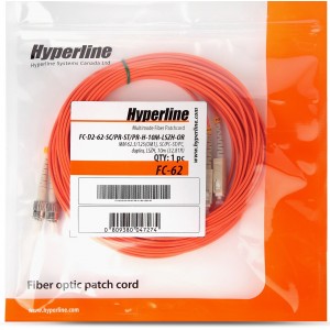 Hyperline FC-D2-62-SC/PR-ST/PR-H-10M-LSZH-OR Патч-корд волоконно-оптический (шнур) MM 62.5/125, ST-SC, 2.0 мм, duplex, LSZH, 10 м Hyperline FC-D2-62-SC/PR-ST/PR-H-10M-LSZH-OR Патч-корд волоконно-оптический (шнур) MM 62.5/125, ST-SC, 2.0 мм, duplex, LSZH, 10 м