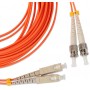 Hyperline FC-D2-62-SC/PR-ST/PR-H-50M-LSZH-OR Патч-корд волоконно-оптический (шнур) MM 62.5/125, ST-SC, 2.0 мм, duplex, LSZH, 50 м Hyperline FC-D2-62-SC/PR-ST/PR-H-50M-LSZH-OR Патч-корд волоконно-оптический (шнур) MM 62.5/125, ST-SC, 2.0 мм, duplex, LSZH, 50 м