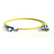 Hyperline FC-D2-9-FC/UR-FC/UR-H-5M-LSZH-YL Патч-корд волоконно-оптический (шнур) SM 9/125 (OS2), FC/UPC-FC/UPC, 2.0 мм, duplex, LSZH, 5 м
