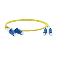 Hyperline FC-D2-9-LC/UR-LC/UR-H-10M-LSZH-YL Патч-корд волоконно-оптический (шнур) SM 9/125 (OS2), LC/UPC-LC/UPC, 2.0 мм, duplex, LSZH, 10 м