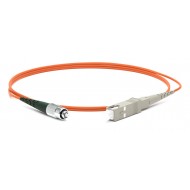 Hyperline FC-S2-50-FC/PR-SC/PR-H-0.5M-LSZH-OR Патч-корд волоконно-оптический (шнур) MM 50/125, FC-SC, 2.0 мм, simplex, LSZH, 0.5 м