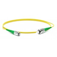 Hyperline FC-S2-9-FC/AR-ST/AR-H-2M-LSZH-YL Патч-корд волоконно-оптический (шнур) SM 9/125 (OS2), FC/APC-ST/APC, 2.0 мм, simplex, LSZH, 2 м