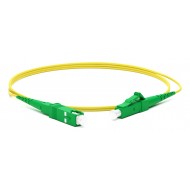 Hyperline FC-S2-9-LC/AR-SC/AR-H-3M-LSZH-YL Патч-корд волоконно-оптический (шнур) SM 9/125 (OS2), LC/APC-SC/APC, 2.0 мм, simplex, LSZH, 3 м