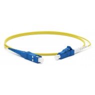 Hyperline FC-S2-9-LC/UR-SC/UR-H-1.5M-LSZH-YL Патч-корд волоконно-оптический (шнур) SM 9/125 (OS2), LC-SC, 2.0 мм, simplex, LSZH, 1.5 м