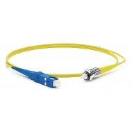 Hyperline FC-S2-9-SC/UR-ST/UR-H-1.5M-LSZH-YL Патч-корд волоконно-оптический (шнур) SM 9/125 (OS2), SC/UPC-ST/UPC, 2.0 мм, simplex, LSZH, 1.5 м