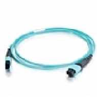 Hyperline FHD-MC3-503-MPOM12/PS-MPOM12/PS-A-20M-LSZH-AQ Патч-корд волоконно-оптический MPO (папа)-MPO (папа), тип A, 12 волокон, 50/125 (OM3), 40/100G, LSZH, 20 м