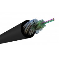 Hyperline FO-AWS2-IN/OUT-9-8-LSZH-BK Кабель волоконно-оптический 9/125 (G.652D) одномодовый, 8 волокон, гибкий, бронированный, волокна в канате из стальных проволок, гелезаполненный, внутренний/внешний, LSZH, нг(А)-HF, черный