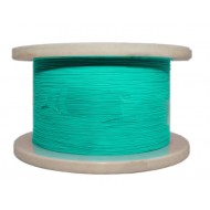 Hyperline FO-B9-IN-503-1-LSZH-AQ Кабель волоконно-оптический 50/125 (OM3) многомодовый, 1 волокно, simplex, плотное буферное покрытие (tight buffer) 0.9 мм, LSZH, нг(А)-HF