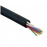 Hyperline FO-DPE-IN/OUT-9S-24-LSZH-BK Кабель волоконно-оптический 9/125 (SMF-28 Ultra) одномодовый, 24 волокна, плотное буферное покрытие (tight buffer), внутренний/внешний, самонесущий, со свободно уложенными волокнами (FTTH), LSZH, –40°C – +60°C, черный