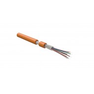 Hyperline FO-DT-IN-50-2-FRHFLTx-OR Кабель волоконно-оптический 50/125 (OM2) многомодовый, 2 волокна, плотное буферное покрытие (tight buffer) внутренний, FRHFLTx, –60°C – +70°C, оранжевый