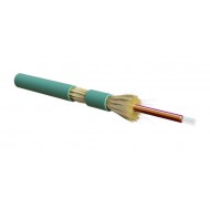 Hyperline FO-DT-IN-503-4-HFLTx-AQ Кабель волоконно-оптический 50/125 (OM3) многомодовый, 4 волокна, плотное буферное покрытие (tight buffer), для внутренней прокладки, HFLTx, –40°C – +70°C, голубой (aqua)