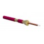 Hyperline FO-DT-IN-504-24-HFLTx-MG Кабель волоконно-оптический 50/125 (OM4) многомодовый, 24 волокна, плотное буферное покрытие (tight buffer), для внутренней прокладки, HFLTx, –40°C – +70°C, маджента Hyperline FO-DT-IN-504-24-HFLTx-MG Кабель волоконно-оптический 50/125 (OM4) многомодовый, 24 волокна, плотное буферное покрытие (tight buffer), для внутренней прокладки, HFLTx, –40°C – +70°C, маджента