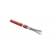 Hyperline FO-DT-IN-504-8-FRHFLTx-MG Кабель волоконно-оптический 50/125 (OM4) многомодовый, 8 волокон, плотное буферное покрытие (tight buffer) внутренний, FRHFLTx, –60°C – +70°C, маджента