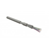 Hyperline FO-DT-IN/OUT-50-8-FRHFLTx-BK Кабель волоконно-оптический 50/125 (OM2) многомодовый, 8 волокон, плотное буферное покрытие (tight buffer) внутренний/внешний, FRHFLTx, –60°C – +70°C, черный