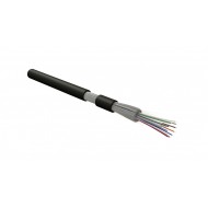 Hyperline FO-DT-IN/OUT-503-16-HFLTx-BK Кабель волоконно-оптический 50/125 (OM3) многомодовый, 16 волокон, плотное буферное покрытие (tight buffer), внутренний/внешний, HFLTx, –40°C – +70°C, черный