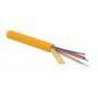 Hyperline FO-MB-IN-50-24-LSZH-OR Кабель волоконно-оптический 50/125 (OM2) многомодовый, 24 волокна, безгелевые микротрубки 1.06 мм (micro bundle), для внутренней прокладки, LSZH, нг(А)-HF, -30°C – +70°C, оранжевый Hyperline FO-MB-IN-50-24-LSZH-OR Кабель волоконно-оптический 50/125 (OM2) многомодовый, 24 волокна, безгелевые микротрубки 1.06 мм (micro bundle), для внутренней прокладки, LSZH, нг(А)-HF, -30°C – +70°C, оранжевый