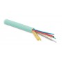 Hyperline FO-MB-IN-503-12-LSZH-AQ Кабель волоконно-оптический 50/125(OM3) многомодовый, 12 волокон, безгелевые микротрубки 0.9 мм (micro bundle), для внутренней прокладки, LSZH, нг(А)-HF, -30°C – +70°C, аква Hyperline FO-MB-IN-503-12-LSZH-AQ Кабель волоконно-оптический 50/125(OM3) многомодовый, 12 волокон, безгелевые микротрубки 0.9 мм (micro bundle), для внутренней прокладки, LSZH, нг(А)-HF, -30°C – +70°C, аква
