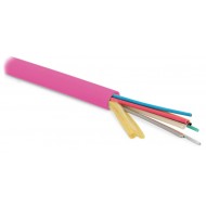 Hyperline FO-MB-IN-504-96-LSZH-MG Кабель волоконно-оптический 50/125 (OM4) многомодовый, 96 волокон, безгелевые микротрубки 1.1 мм (micro bundle), внутренний, LSZH, нг(А)-HF, –30°C – +70°C, маджента