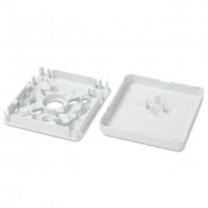 Hyperline FO-WB90-FTTH-2UN-WH Оптическая абонентская розетка (без адаптера), совместима с адаптерами SC/DLC, 2 порта, 90 мм х 92 мм х 15 мм Hyperline FO-WB90-FTTH-2UN-WH Оптическая абонентская розетка (без адаптера), совместима с адаптерами SC/DLC, 2 порта, 90 мм х 92 мм х 15 мм