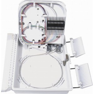 Hyperline FO-WBI-24A-GY Бокс оптический настенный, 24 порта (SC, duplex LC), без пигтейлов и проходных адаптеров, IP65, 320 х 240 х 100 мм, серый Hyperline FO-WBI-24A-GY Бокс оптический настенный, 24 порта (SC, duplex LC), без пигтейлов и проходных адаптеров, IP65, 320 х 240 х 100 мм, серый