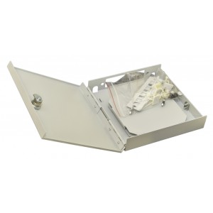 Hyperline FO-WBY-8UN-MI Бокс оптический универсальный, настенный на 8 портов (SC, duplex LC, ST, FC) с держателем для 8 КДЗС, фиксатором центрального силового элемента, зажимом для организации кабеля, стяжками (без пигтейлов и проходных адаптеров) Hyperline FO-WBY-8UN-MI Бокс оптический универсальный, настенный на 8 портов (SC, duplex LC, ST, FC) с держателем для 8 КДЗС, фиксатором центрального силового элемента, зажимом для организации кабеля, стяжками (без пигтейлов и проходных адаптеров)