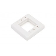 Hyperline FP-M45-2-WH Лицевая панель 80х80мм для модулей 45x45 (аналогов Mosaic)