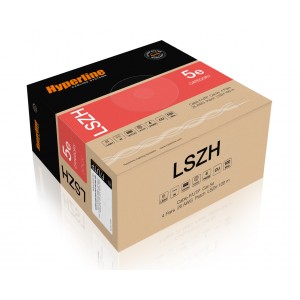 Hyperline FUTP4-C5E-P26-IN-LSZH-YL-100 (100 м) Кабель витая пара, экранированная F/UTP, категория 5e, 4 пары (26 AWG), многожильный (patch), экран - фольга, LSZH, нг(А)-HF, –20°C – +75°C, желтый Hyperline FUTP4-C5E-P26-IN-LSZH-YL-100 (100 м) Кабель витая пара, экранированная F/UTP, категория 5e, 4 пары (26 AWG), многожильный (patch), экран - фольга, LSZH, нг(А)-HF, –20°C – +75°C, желтый