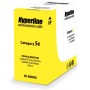 Hyperline FUTP4-C5E-P26-IN-PVC-BL-305 (305 м) Кабель витая пара, экранированная F/UTP, категории 5e, 4 пары (26 AWG), многожильный (patch), экран - фольга, PVC, –20°C – +75°C, синий Hyperline FUTP4-C5E-P26-IN-PVC-BL-305 (305 м) Кабель витая пара, экранированная F/UTP, категории 5e, 4 пары (26 AWG), многожильный (patch), экран - фольга, PVC, –20°C – +75°C, синий