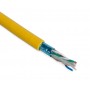 Hyperline FUTP4-C5E-P26-IN-PVC-YL-100 (100 м) Кабель витая пара, экранированная F/UTP, категории 5e, 4 пары (26 AWG), многожильный (patch), экран - фольга, PVC, –20°C – +75°C, желтый Hyperline FUTP4-C5E-P26-IN-PVC-YL-100 (100 м) Кабель витая пара, экранированная F/UTP, категории 5e, 4 пары (26 AWG), многожильный (patch), экран - фольга, PVC, –20°C – +75°C, желтый