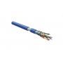Hyperline FUTP4-C5E-S24-IN-LSZH-BL-305 (305 м) Кабель витая пара F/UTP, категория 5e, 4 пары (24 AWG), одножильный(solid), экран - фольга, LSZH, нг(А)-HF, –20°C – +75°C, синий - гарантия:15 лет компонентная, 25 лет системная Hyperline FUTP4-C5E-S24-IN-LSZH-BL-305 (305 м) Кабель витая пара F/UTP, категория 5e, 4 пары (24 AWG), одножильный(solid), экран - фольга, LSZH, нг(А)-HF, –20°C – +75°C, синий - гарантия:15 лет компонентная, 25 лет системная