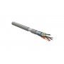 Hyperline FUTP4-C5E-S24-IN-LSZH-GY-305 (305 м) Кабель витая пара F/UTP, категория 5e, 4 пары (24 AWG), одножильный (solid), экран - фольга, LSZH, нг(А)-HF, –20°C – +75°C, серый - гарантия: 15 лет компонентная, 25 лет системная Hyperline FUTP4-C5E-S24-IN-LSZH-GY-305 (305 м) Кабель витая пара F/UTP, категория 5e, 4 пары (24 AWG), одножильный (solid), экран - фольга, LSZH, нг(А)-HF, –20°C – +75°C, серый - гарантия: 15 лет компонентная, 25 лет системная