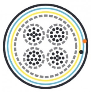 Hyperline FUTP50-C3-S24-IN-LSZH-GY Кабель витая пара, экранированная F/UTP, категория 3, 50 пар (24 AWG), одножильный (solid), экран - фольга, LSZH нг(А)-HF, –20°C - +60°C, серый Hyperline FUTP50-C3-S24-IN-LSZH-GY Кабель витая пара, экранированная F/UTP, категория 3, 50 пар (24 AWG), одножильный (solid), экран - фольга, LSZH нг(А)-HF, –20°C - +60°C, серый