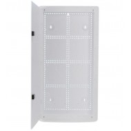 Hyperline HC-BX2-28-A-W-WH Шкаф настенный с передними петлями, для скрытого монтажа, 28(711.2) x 365.1 х 100.6 мм (ВхШхГ), белый