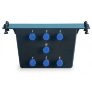 Hyperline HC-VV-1I6O-BK Распределительный видео-модуль, 6-портовый, 164.34х101.6 мм (ДхШ), 1 вход и 6 выходов, 5-2300 MHz, вертикальный монтаж (препятствует деформации коаксиального кабеля), черный